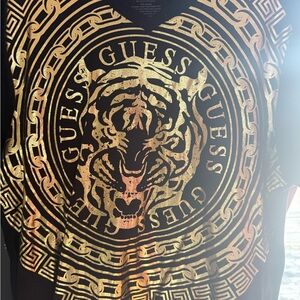 Guess Black and Gold Short Sleeve Tee